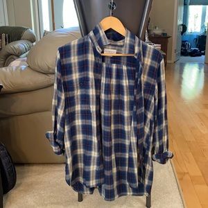 Plaid button up shirt